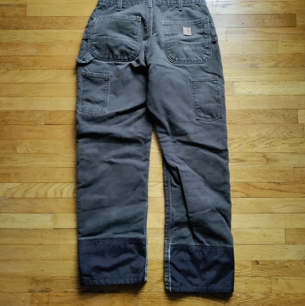 Carhartt quilted lined original dungaree fit work pant 32 x 32